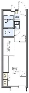 レオパレスさくら【2階】の間取り