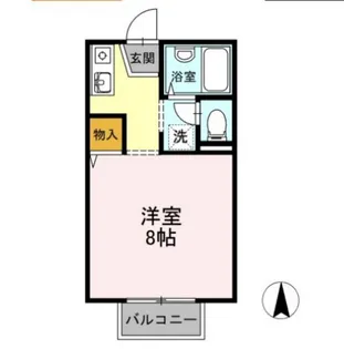 レジデンス高柳 A棟【1階】の間取り