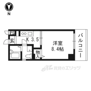 THECITY京都五条【5階】の間取り