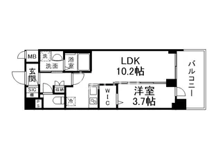 アドバンス京都クラッセ【3階】の間取り