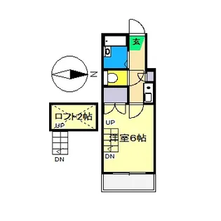 F.グレース高須新町【2階】の間取り