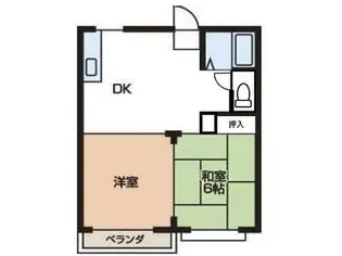 福島県郡山市七ッ池町【アパート】の間取り