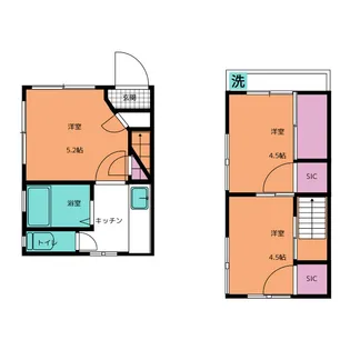 平田テラス【1階】の間取り