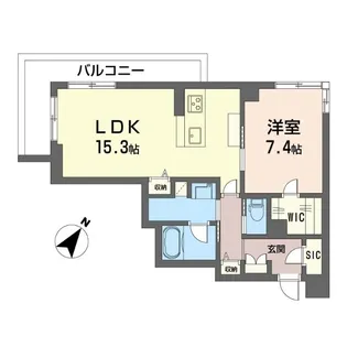 ドッゴミーム【4階】の間取り