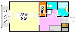 ライブゆうなみ【1階】の間取り