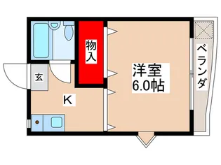 リバティハイツ【1階】の間取り