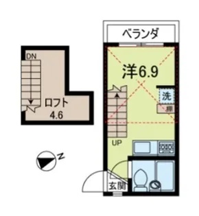 メゾン白菊【2階】の間取り