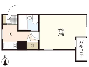 第12片山ビル【3階】の間取り