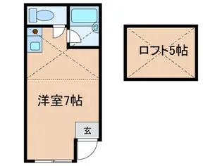SK早稲田【1階】の間取り