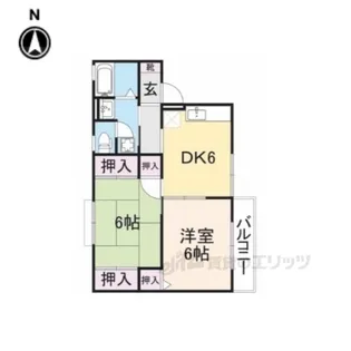 サンリッチ【1階】の間取り