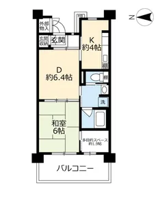 UR千里山【2階】の間取り