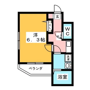 Street Corner【3階】の間取り
