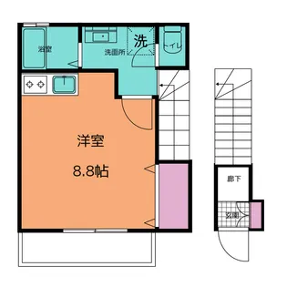 Maison Blanche【2階】の間取り