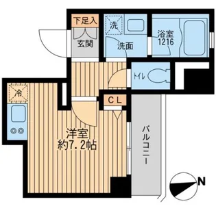クリオ戸越銀座弐番館【10階】の間取り