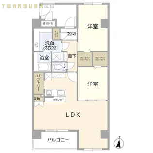 La mina【2階】の間取り