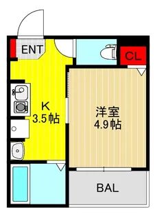 MELDIA西川口II【2階】の間取り