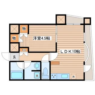 テラパークN1【5階】の間取り
