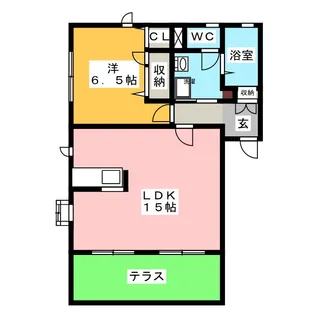 第7メゾン勝沼【1階】の間取り