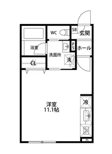 repos【1階】の間取り