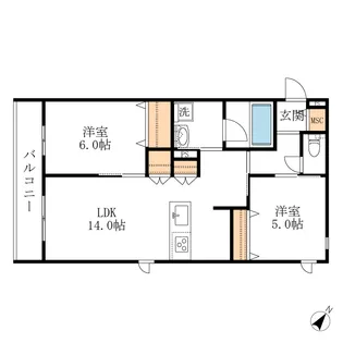 メゾンテール【3階】の間取り