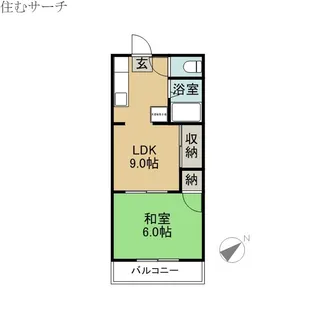 フォーブル朝明【2階】の間取り