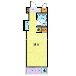 スカイコート千葉【3階】の間取り