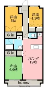 石津レジデンス【1階】の間取り