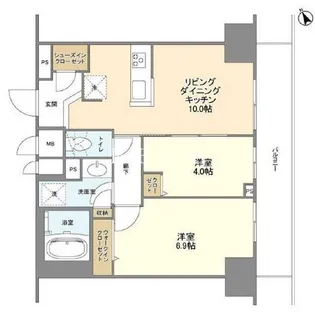 BLESS蔵前【11階】の間取り