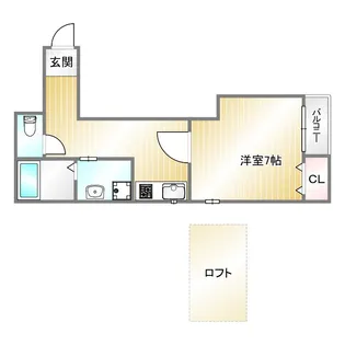 レジデンス月見山【1階】の間取り