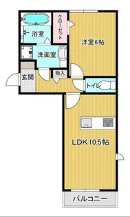 アルフィーネII【1階】の間取り