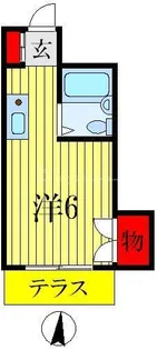 サンハイツ【2階】の間取り
