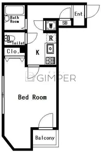 エテルノ板橋本町【4階】の間取り