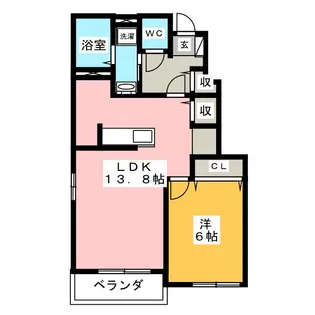 フェアリー・ランド 3【1階】の間取り