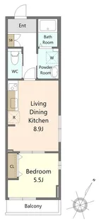 Buona Fortuna 15【3階】の間取り