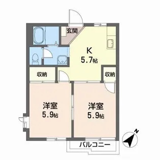 コート・アバンテ【2階】の間取り