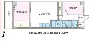 プランドール横浜【4階】の間取り