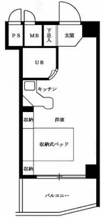 ラ・パルフェ・ド・立川【6階】の間取り