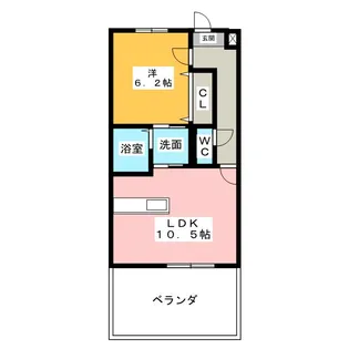 セリエB【1階】の間取り