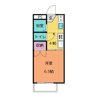 フォレステージ植田【2階】の間取り