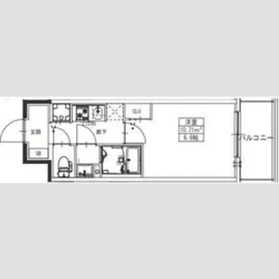 S-RESIDENCE堺湊駅前azure【4階】の間取り