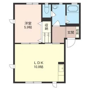 プランドールB【1階】の間取り