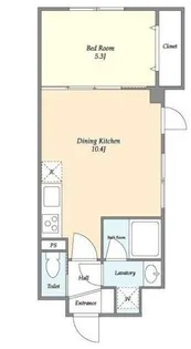 東京都品川区荏原5【マンション】の間取り