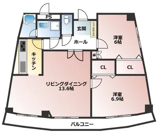 ツリーベル富士宮【2階】の間取り