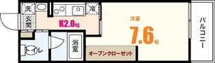 ポルトボヌール山本【3階】の間取り
