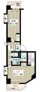 エスタシオン西新宿【7階】の間取り