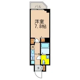 1Kの間取り画像