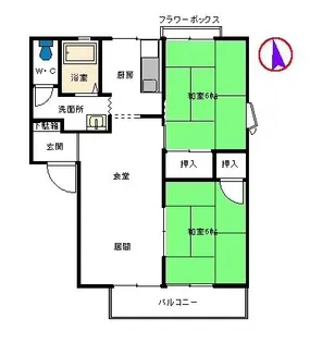 TSS別府 I【2階】の間取り