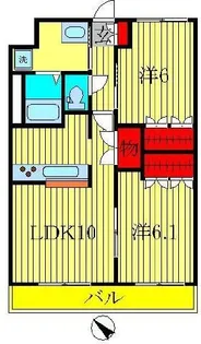 エトワール・ガーデン【1階】の間取り