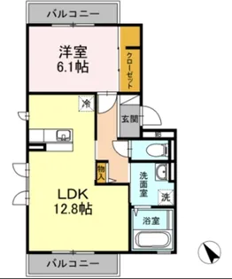 クレセリアIII【0】【2階】の間取り