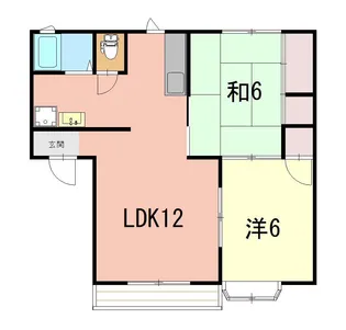 ブライト21【1階】の間取り